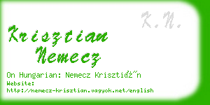 krisztian nemecz business card